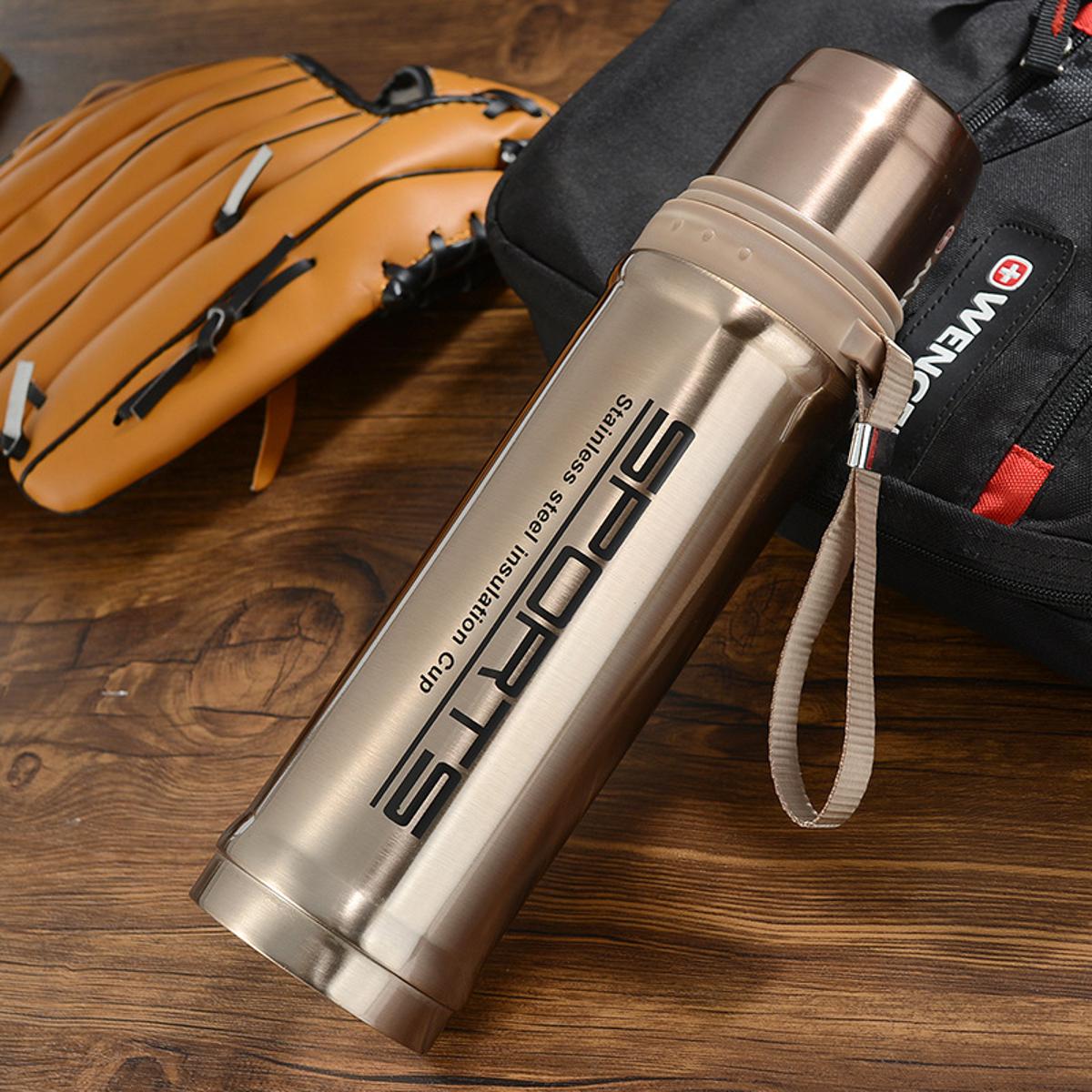 750ml Stainless Steel Vacuum Flask Sports Water Bottle