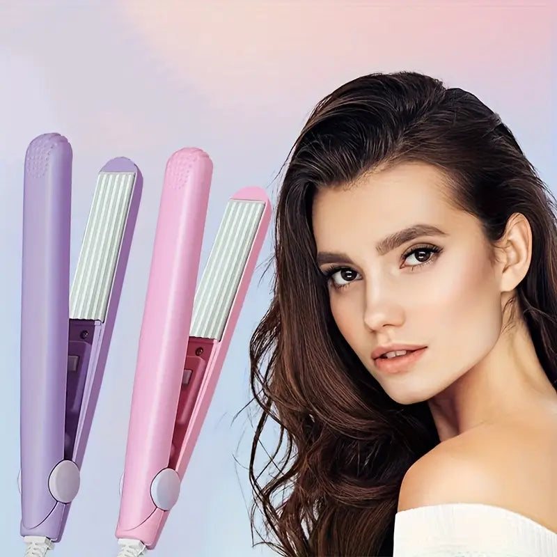 Portable Mini Hair Iron Straightener Curling Styling Tool