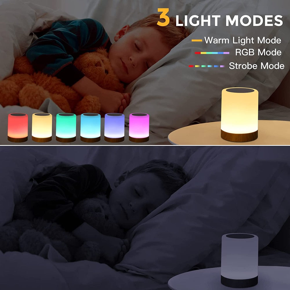 LED RGB Table Lamp with Touch Sensor