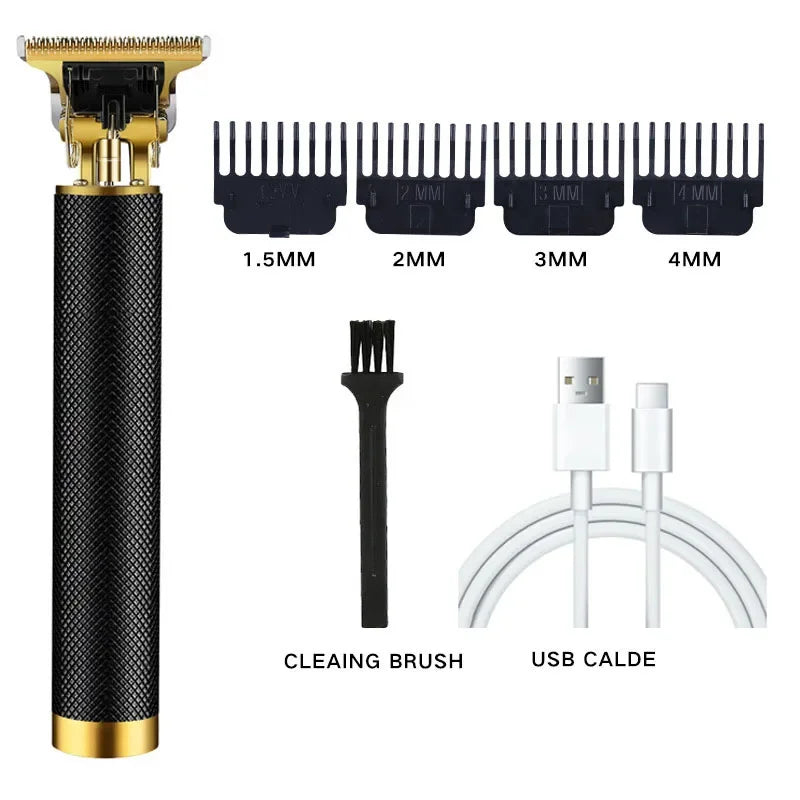 Vintage USB Rechargeable Hair Trimmer