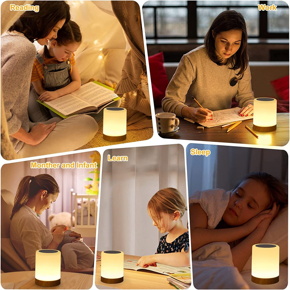 LED RGB Table Lamp with Touch Sensor