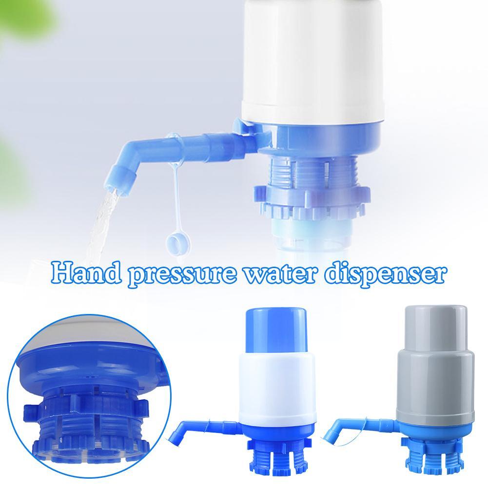 Manual Water Bottle Pump Simple Drinking Water Pump Simple Portable Manual  Dispenser Pump 1 Piece Blue