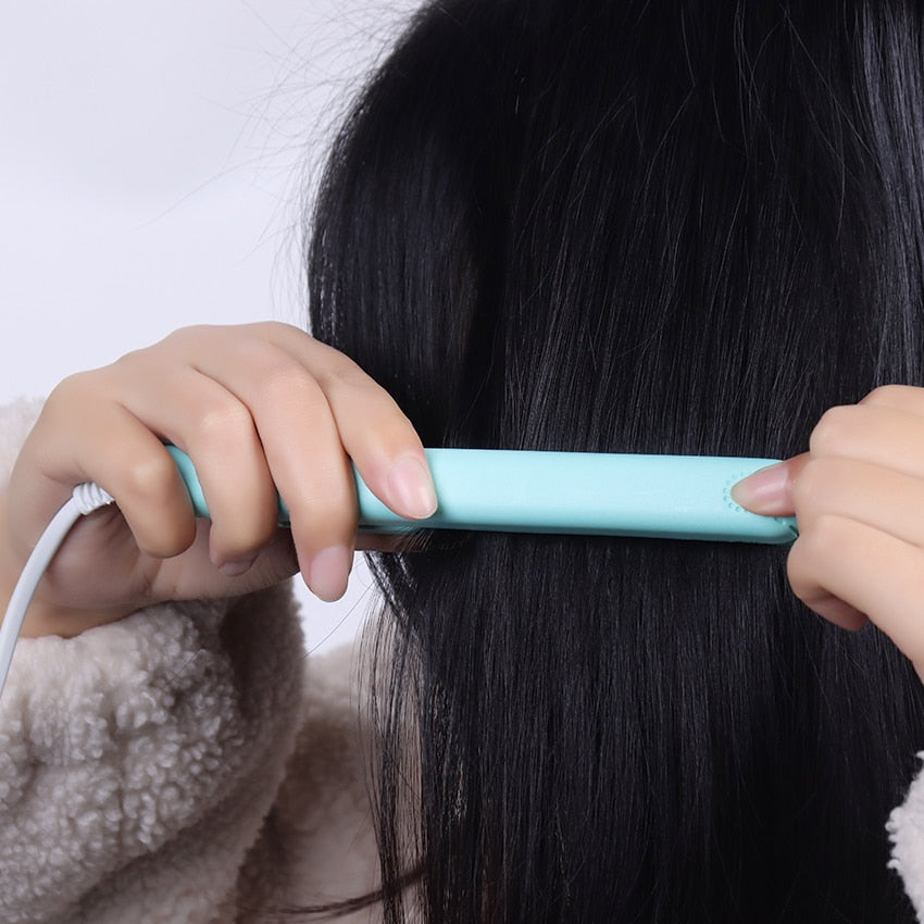 Portable Mini Hair Iron Straightener Curling Styling Tool