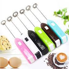 Electric Milk Foamer Coffee Whisk Mixer Egg Beater